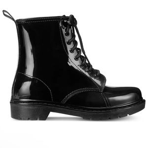 Women’s Michael Kori Tavie Lug Sole Lace-Up Rain Boots SIZE 7